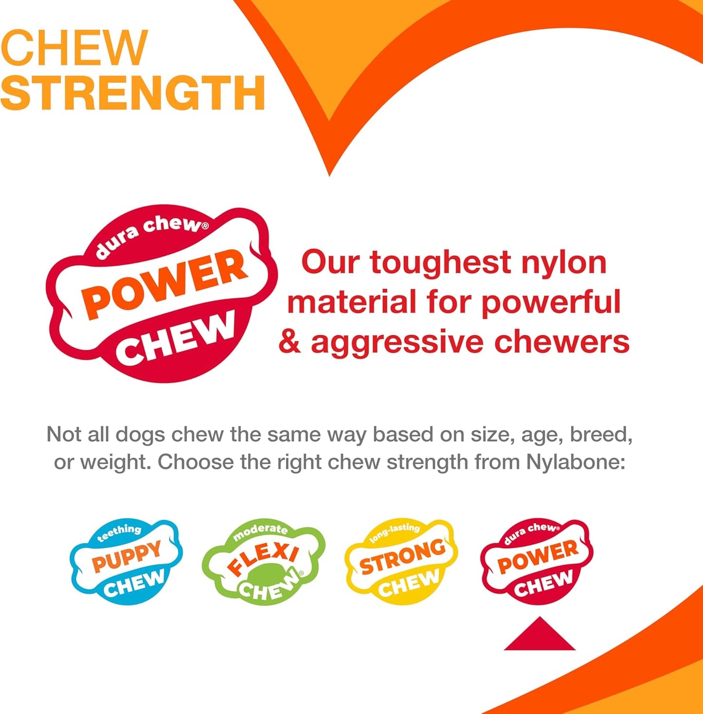 Double Action Bacon Flavor Power Chew Toy for Aggressive Chewers - X-Large (50+ lbs)